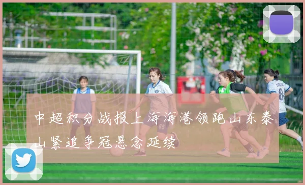 中超积分战报上海海港领跑山东泰山紧追争冠悬念延续